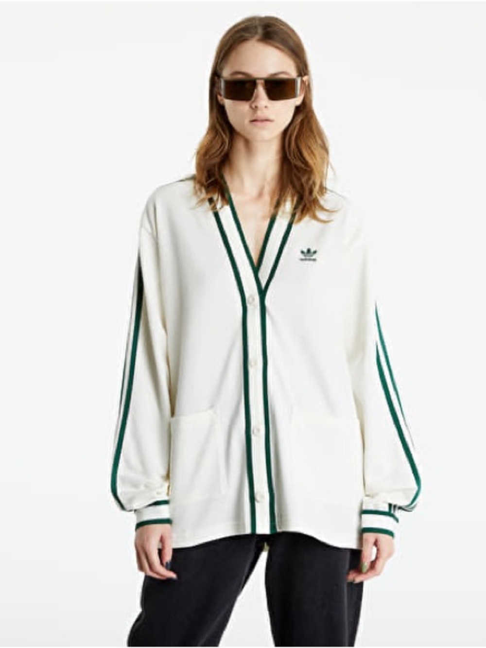 SET of Adidas tennis Luxe Cardigan + Dress off white S/M - Picture 6 of 12